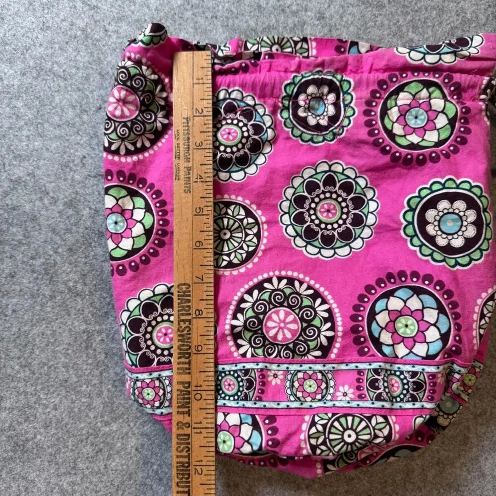 Vera Bradley Ditty Drawstring Bag Cupcakes Pink Wet Dry Laundry Travel Gym Pouch